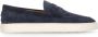 TOD'S Blauwe Suède Loafers Blue Heren - Thumbnail 1