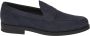 TOD'S Blauwe Suède Loafers voor Heren Blue Heren - Thumbnail 1