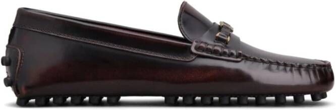 TOD'S Bordeaux Loafers Brown Dames