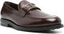 TOD'S Bruin Kalfsleer DNA Rubber Hakken Brown Heren - Thumbnail 1