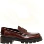 TOD'S Bruin leren Loafer schoenen Brown Dames - Thumbnail 1