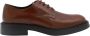 TOD'S Bruin Leren Veterschoenen Brown Heren - Thumbnail 1