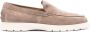 TOD'S Bruin Suède Leren Platte Schoenen Beige Heren - Thumbnail 1