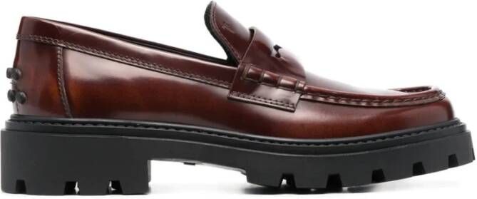 TOD'S Bruine Casual Loafers voor Vrouwen Brown Dames