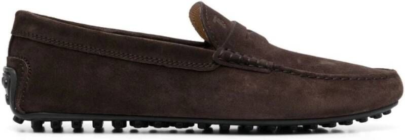 TOD'S Bruine City Gommino Mocassin Schoenen Brown Heren