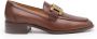 TOD'S Bruine Leren Loafer Brown Dames - Thumbnail 1