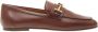 TOD'S Bruine Leren Loafer Schoenen Brown Dames - Thumbnail 1