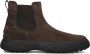 TOD&apos;S Chelsea Boots Heren Xxmo6l00p20re0 Maat: 42 5 43 Materiaal: Suède Kleur: Bruin - Thumbnail 1