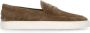 TOD'S Bruine Suède Loafers Brown Heren - Thumbnail 1