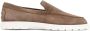 TOD'S Bruine Suède Loafers Stijlvolle Comfortabele Schoenen Brown Heren - Thumbnail 1