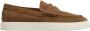 TOD'S Bruine Suède Mocassin Platte Schoenen Brown Heren - Thumbnail 1