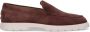 TOD'S Bruine Suède Mocassins Slip-On Schoenen Brown Heren - Thumbnail 1