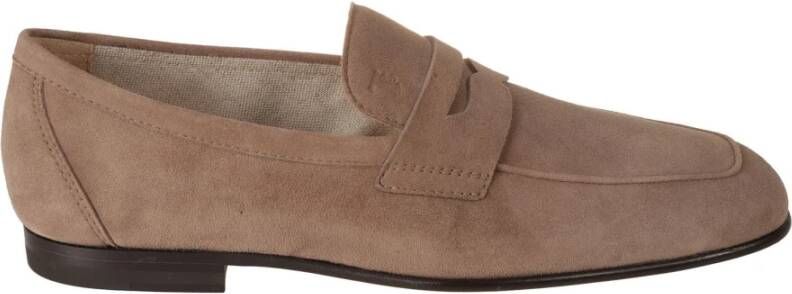 TOD'S Casual Deconstructed Moccasin Platte Schoenen Pink Heren