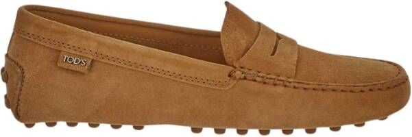 TOD'S Casual platte damesschoenen Brown Dames