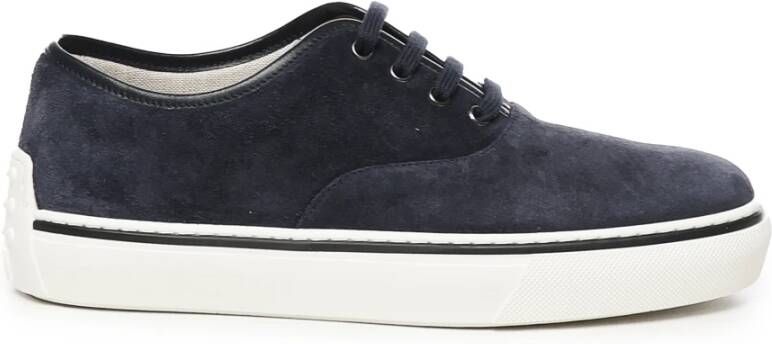 TOD'S Casual Stoffen Sneakers Blue Heren