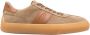 TOD'S Beige Suede Sneakers Brown Heren - Thumbnail 1