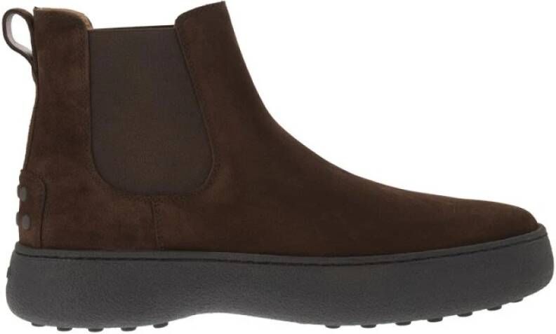 TOD'S Chelsea Boots Bruin Heren