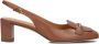 TOD'S Dames Hakken Slingbacks in Cognac Leer Brown Dames - Thumbnail 1