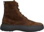 TOD'S Donkerbruine Veterschoenen met Chunky Zool Brown Heren - Thumbnail 1