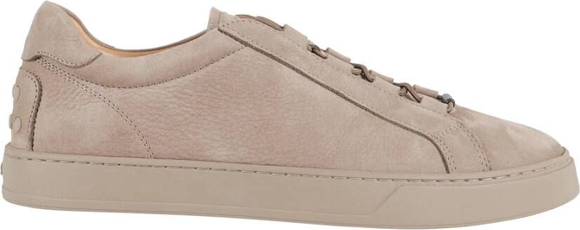 TOD'S Elastische sportieve sneakers Beige Heren