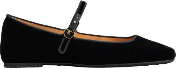 TOD'S Elegant Ballet Flats Black Dames