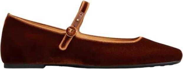 TOD'S Elegant Ballet Flats Brown Dames