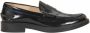 TOD'S Zwarte Patent Leren Loafer met Penny Bar Black Dames - Thumbnail 1