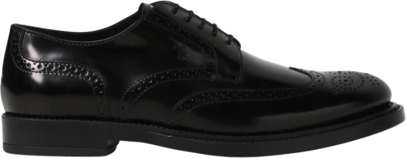 TOD'S Formele Derby Veterschoenen Black Heren