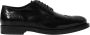 TOD'S Formele Derby Veterschoenen Black Heren - Thumbnail 1