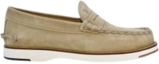 TOD'S Geveterde Sandalen voor Mannen Beige Heren