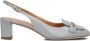 TOD'S Grijze Leren Slingback Hakken Gray Dames - Thumbnail 1