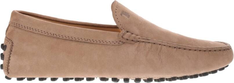 TOD'S Grijze Loafers Regular Fit Geschikt voor alle temperaturen 100% leer Gray Heren