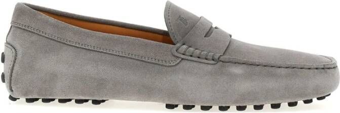 TOD'S Stijlvolle Loafers voor Mannen Gray Heren