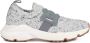 TOD'S Grijze Slip-On Sneaker met Suède Ketting Gray Dames - Thumbnail 1