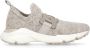 TOD'S Grijze Sneakers met Leren Kettingdetail Gray Dames - Thumbnail 1