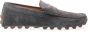 TOD'S Grijze Suède Bubble Moccasins Loafers Gray Heren - Thumbnail 1