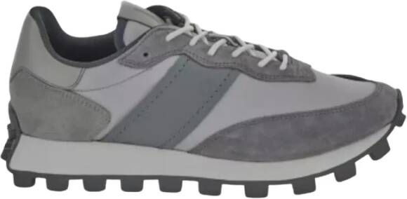 TOD'S Grijze suède lichtgewicht sneakers 1T Gray Heren