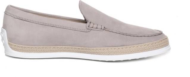 TOD'S Grijze Suède Loafers voor Heren Gray Heren