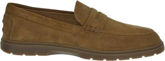 TOD'S Heren Leren Zomer Loafer Brown Heren