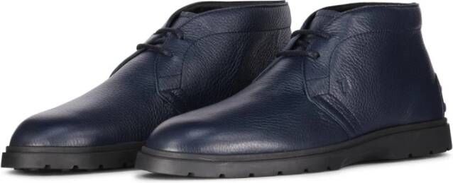 TOD'S Hybride Chukka laarzen met rubberen zool Blue Heren