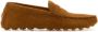 TOD'S Cognac Bruine Suède Loafers Brown Dames - Thumbnail 5