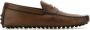 TOD'S Klassieke Bruin Leren Loafers Brown Heren - Thumbnail 1