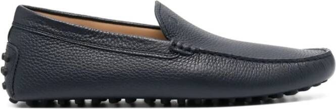 TOD'S Klassieke Leren Loafers Blue Heren