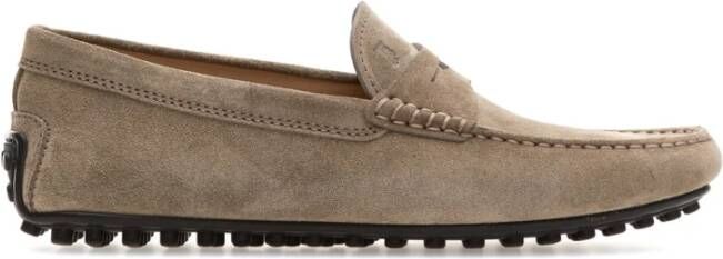 TOD'S Klassieke Leren Loafers Brown Heren