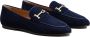 TOD'S Klassieke Moccasin Schoenen Blue Dames - Thumbnail 1