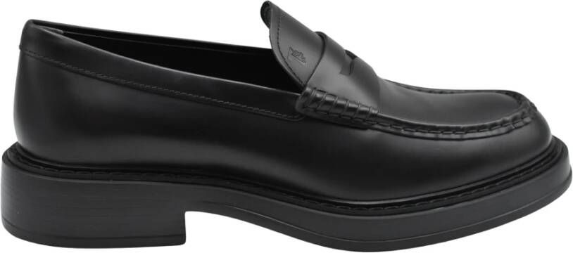 TOD'S Klassieke zwarte veterschoenen Black Heren