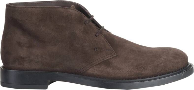 TOD'S Lace-up Boots Brown Heren