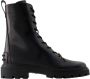 TOD'S Leather boots Black Dames - Thumbnail 1