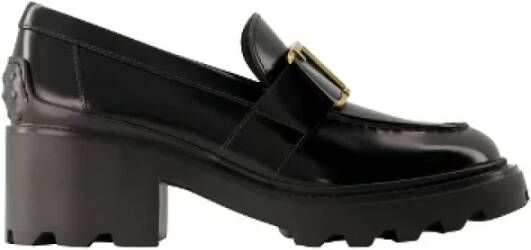 TOD'S Leather heels Black Dames