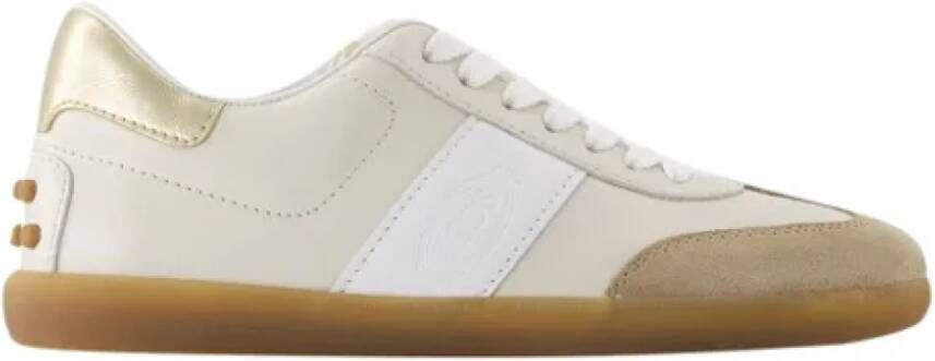 TOD'S Leather sneakers White Dames